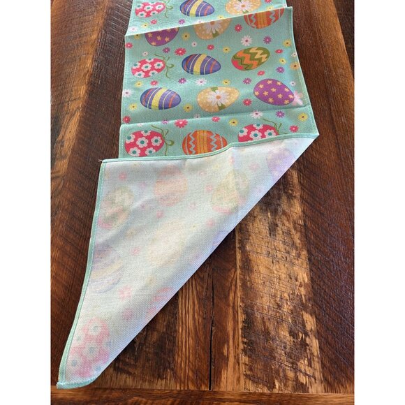 Easter Egg Table Runner & Placemat Set 8 Piece - Picture 4 of 5